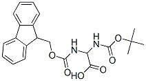 (Rs)-2-(boc-氨基)-2-(Fmoc-氨基)-乙酸結構式_176039-39-7結構式