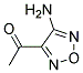 (9ci)-1-(4-氨基-1,2,5-噁二唑-3-基)-乙酮結(jié)構(gòu)式_17647-71-1結(jié)構(gòu)式
