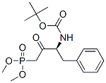 N-[(1S)-3-(二甲氧基亞膦酰)-2-氧代-1-(苯基甲基)丙基]-氨基甲酸叔丁酯結(jié)構(gòu)式_176504-90-8結(jié)構(gòu)式