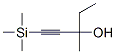 3-甲基-1-三甲基甲硅烷基-1-戊炔-3-醇結(jié)構(gòu)式_17889-43-9結(jié)構(gòu)式