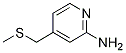 4-[(甲基硫代)甲基]-2-吡啶胺結(jié)構(gòu)式_179554-98-4結(jié)構(gòu)式