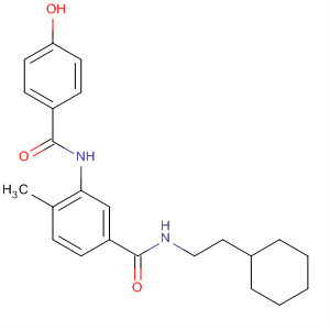 N-(2-環(huán)己基乙基)-3-(4-羥基苯酰胺)-4-甲基苯甲酰胺結(jié)構(gòu)式_180136-24-7結(jié)構(gòu)式