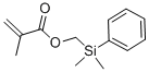 (Phenyldimethylsilyl)methyl methacrylate Structure,18052-92-1Structure