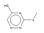 3-(甲基硫代)-1,2,4-噻嗪-5(2H)-酮結(jié)構(gòu)式_18060-72-5結(jié)構(gòu)式