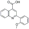 2-(2-甲氧基苯基)-喹啉-4-羧酸結構式_181048-49-7結構式