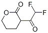 (+)-(9ci)-3-(二氟乙?；?四氫-2H-吡喃-2-酮結(jié)構(gòu)式_183279-72-3結(jié)構(gòu)式