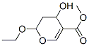 (9ci)-2-乙氧基-3,4-二氫-4-羥基-2H-吡喃-5-羧酸甲酯結(jié)構(gòu)式_184719-40-2結(jié)構(gòu)式