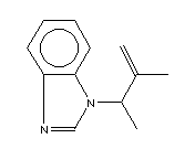 (9ci)-1-(1,2-二甲基-2-丙烯基)-1H-苯并咪唑結(jié)構(gòu)式_186527-71-9結(jié)構(gòu)式