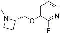 (9CI)-2-氟-3-[[(2S)-1-甲基-2-氮雜啶]甲氧基]-吡啶結(jié)構(gòu)式_186589-00-4結(jié)構(gòu)式