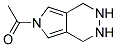 (9ci)-6-乙?；?2,3,4,6-四氫-1H-吡咯并[3,4-d]吡嗪結構式_186746-91-8結構式