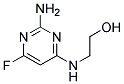 (9ci)-2-[(2-氨基-6-氟-4-嘧啶)氨基]-乙醇結(jié)構(gòu)式_188987-84-0結(jié)構(gòu)式