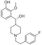 (alphaR)-1-[2-(4-氟苯基)乙基]-alpha-(3-羥基-2-甲氧基苯基)-4-哌啶甲醇結(jié)構(gòu)式_189192-18-5結(jié)構(gòu)式