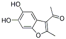 (9ci)-1-(5,6-二羥基-2-甲基-3-苯并呋喃)-乙酮結(jié)構(gòu)式_189828-67-9結(jié)構(gòu)式