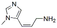 (z)-(9ci)-3-(1-甲基-1H-咪唑-5-基)-2-丙烯-1-胺結(jié)構(gòu)式_192197-51-6結(jié)構(gòu)式