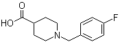1-(4-氟-芐基)-哌啶-4-羧酸結構式_193538-25-9結構式