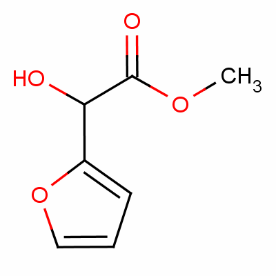 2-(呋喃-2-基)-2-羥基乙酸甲酯結(jié)構(gòu)式_19377-70-9結(jié)構(gòu)式