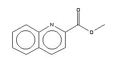 喹啉-2-羧酸甲酯結(jié)構(gòu)式_19575-07-6結(jié)構(gòu)式