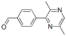 4-(3-甲基-2-吡嗪)苯甲醛結(jié)構(gòu)式_198084-10-5結(jié)構(gòu)式