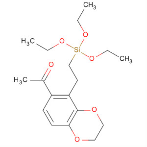 1-[5-(2-三乙氧基甲硅烷基-乙基)-2,3-二氫-苯并[1,4]二噁英-6-基]乙酮結(jié)構(gòu)式_200631-17-0結(jié)構(gòu)式