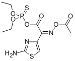O,o-二乙基硫代磷酰-(z)-2-(2-氨基噻唑-4-基)-2-乙?；趸鶃啺被宜狨ソY(jié)構(gòu)式_200815-01-6結(jié)構(gòu)式