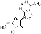9-(2-Deoxy-2-fluoro-beta-D-arabinofuranosyl)adenine Structure,20227-41-2Structure