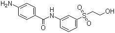 4-氨基-N-[3-(2-羥乙基)磺?；鵠苯基苯甲酰胺結(jié)構(gòu)式_20241-68-3結(jié)構(gòu)式