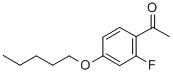 2-氟-4-n-戊基氧基苯乙酮結(jié)構(gòu)式_203066-99-3結(jié)構(gòu)式
