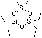 Hexaethylcyclotrisiloxane Structure,2031-79-0Structure