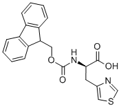Fmoc-3-(4-噻唑)-D-丙氨酸結(jié)構(gòu)式_205528-33-2結(jié)構(gòu)式
