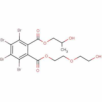 3,4,5,6-Tetrabromo-1,2-benzenedicarboxylicacid 1-[2-(2-hydroxyethoxy)ethyl] 2-(2-hydroxypropyl)ester Structure,20566-35-2Structure