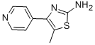 5-甲基-4-吡啶-4-噻唑-2-胺結(jié)構(gòu)式_206555-50-2結(jié)構(gòu)式
