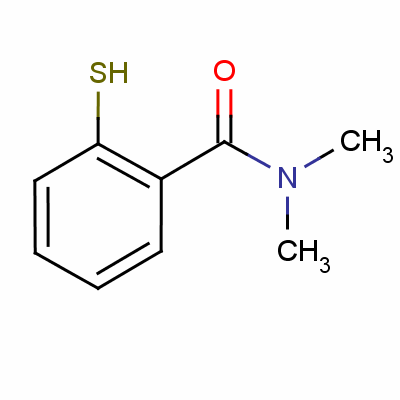 2-疏基-N,N-二甲基苯甲酰胺結(jié)構(gòu)式_20877-02-5結(jié)構(gòu)式