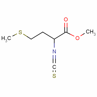 l-2-異硫代氰?；?4-(甲基硫代)丁酸甲酯結(jié)構(gòu)式_21055-47-0結(jié)構(gòu)式