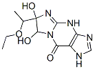 (8ci)-6-(1-乙氧基乙基)-1,4,6,7-四氫-6,7-二羥基-9H-咪唑并[1,2-a]嘌呤-9-酮結構式_21323-92-2結構式