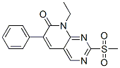 8-乙基-2-(甲基磺酰基)-6-苯基吡啶并[2,3-d]嘧啶-7(8H)-酮結(jié)構(gòu)式_214983-22-9結(jié)構(gòu)式