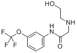 2-(2-羥基乙基氨基)-n-(3-(三氟甲氧基)苯基)乙酰胺結(jié)構(gòu)式_215649-72-2結(jié)構(gòu)式