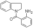 (2-氨基苯基)(2,3-二氫-1H-吲哚-1-基)-甲酮結(jié)構(gòu)式_21859-87-0結(jié)構(gòu)式