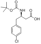 Boc-(r)-3-amino-4-(4-chlorophenyl)butanoic acid Structure,218608-96-9Structure