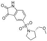 (2s)-1-[(2,3-二氫-2,3-二氧代-1H-吲哚-5-基)磺?；鵠-2-(甲氧基甲基)-吡咯烷結(jié)構(gòu)式_220509-74-0結(jié)構(gòu)式