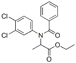 N-苯甲酰-N-(3,4-二氯苯基)-DL-丙氨酸乙酯結(jié)構(gòu)式_22212-55-1結(jié)構(gòu)式