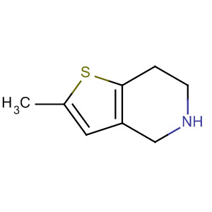 2-甲基-4,5,6,7-四氫噻吩并[3,2-c]吡啶結(jié)構(gòu)式_230301-75-4結(jié)構(gòu)式
