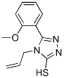 4-丙烯基-5-(2-甲氧基苯基)-4H-1,2,4-噻唑-3-硫醇結(jié)構(gòu)式_23195-30-4結(jié)構(gòu)式