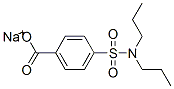4-[(Dipropylamino)sulfonyl]benzoic acid sodium salt Structure,23795-03-1Structure