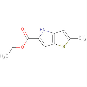2-甲基-4H-噻吩并[3,2-b]吡咯-5-羧酸乙酯結(jié)構(gòu)式_238749-54-7結(jié)構(gòu)式