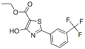 4-羥基-2-[3-(三氟甲基)苯基]-1,3-噻唑-5-羧酸乙酯結(jié)構(gòu)式_240800-53-7結(jié)構(gòu)式