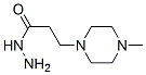 3-(4-甲基-1-哌嗪)-丙酸肼結(jié)構(gòu)式_24636-93-9結(jié)構(gòu)式