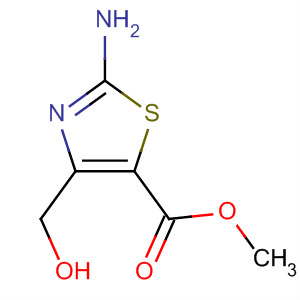 2-氨基-4-(羥基甲基)-1,3-噻唑-5-羧酸甲酯結(jié)構(gòu)式_25039-76-3結(jié)構(gòu)式