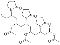 Poly(1-vinylpyrrolidone-co-vinyl acetate) Structure,25086-89-9Structure