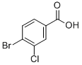 Benzoic acid, 4-bromo-3-chloro-Structure,25118-59-6Structure Benzoic acid, 4-bromo-3-chloro- Structure,25118-59-6Structure