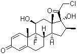 氯倍他索結構式_25122-41-2結構式